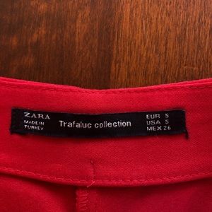 Zara Shorts - Zara red envelope skort Zara Shorts - Zara red envelope skort
